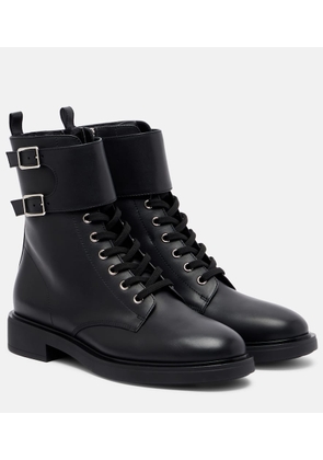 Gianvito Rossi Ripley leather combat boots