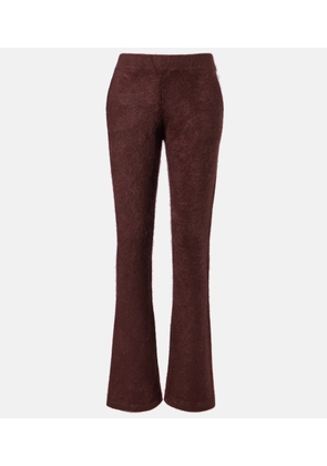 Dorothee Schumacher Fluffy Statement wool and cashmere-blend flared pants