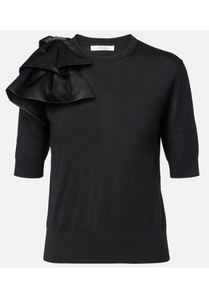 Dorothee Schumacher Chic Merino virgin wool ruffled sweater