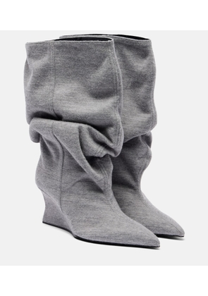 Balmain Draped ankle boots