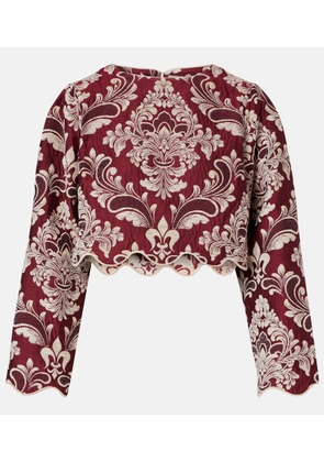 Farm Rio Floral crop top