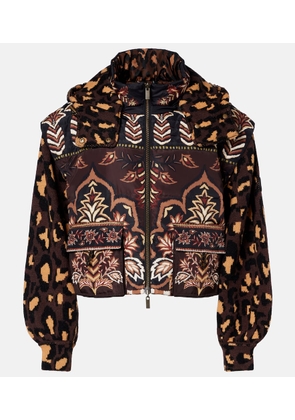 Farm Rio Winter Ainika paneled jacket