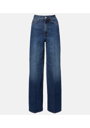 Toteme High-rise wide-leg jeans