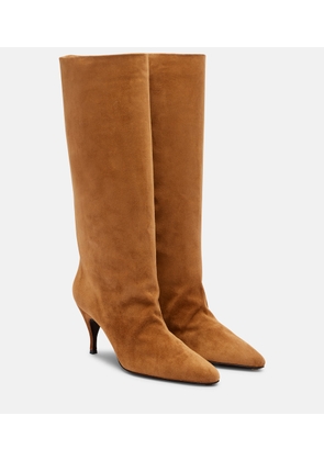 Herbert Levine Silhouette 80 suede knee-high boots