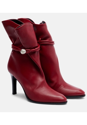 Isabel Marant Lolya 90 leather ankle boots