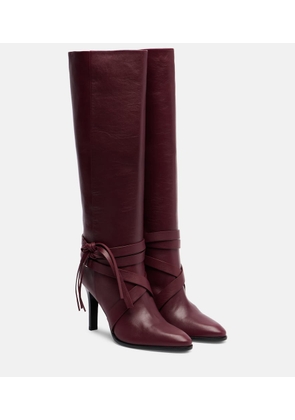 Isabel Marant Analui 90 leather knee-high boots