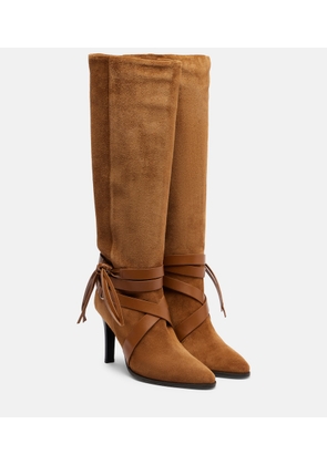 Isabel Marant Analui 90 suede knee-high boots