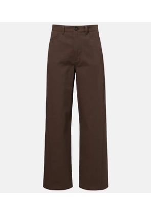 Toteme Mid-rise wide-leg jeans