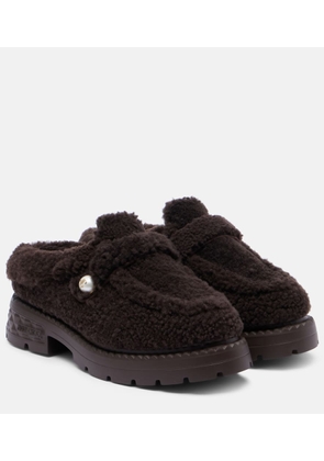 Jimmy Choo Shea shearling platform mules