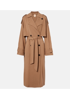 Jardin des Orangers Belted wool and cashmere trench coat