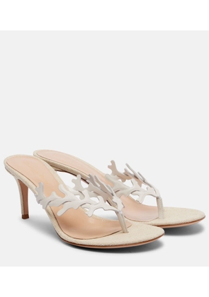 Gianvito Rossi Ocean 70 leather thong sandals