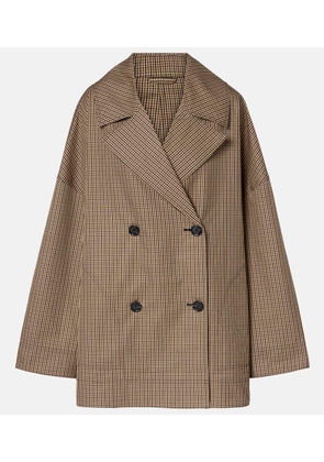 Toteme Checked cotton blazer