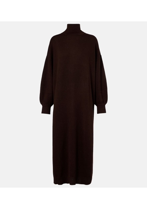Jardin des Orangers Turtleneck wool and cashmere sweater dress