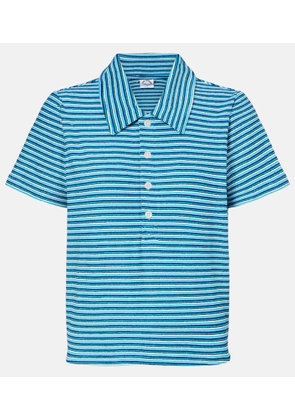 The Upside Rio Lilou striped polo shirt