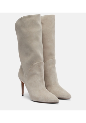 Paris Texas Gaia 85 suede ankle boots