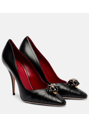 Valentino Garavani Pas De Chat 105 leather pumps