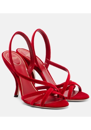 Valentino Garavani Fetishique 105 velvet sandals