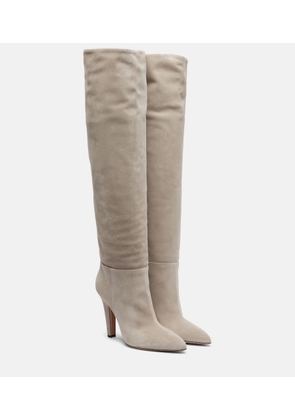 Paris Texas Elsa 100 suede over-the-knee boots