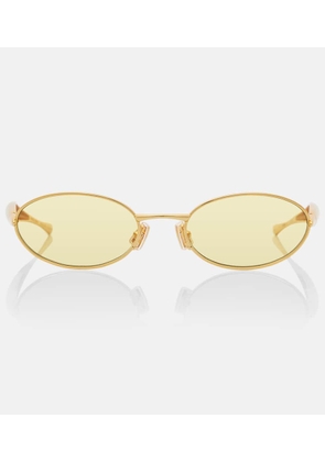 Bottega Veneta Sardine oval sunglasses