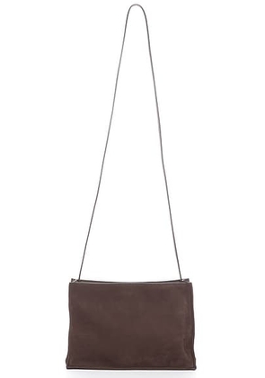 The Row Large To Go Crossbody Bag in Dark Aniline ANS - Brown. Size all.