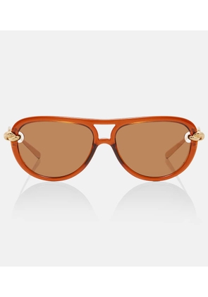 Bottega Veneta Knot aviator sunglasses