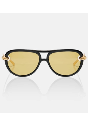 Bottega Veneta Knot aviator sunglasses