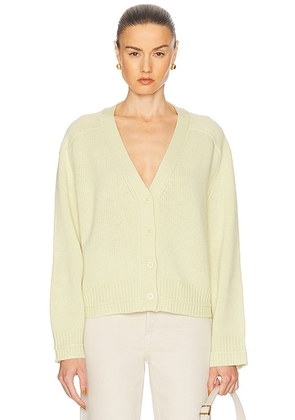 SABLYN Rae Cardigan in Pale Citron - Lemon. Size L (also in ).