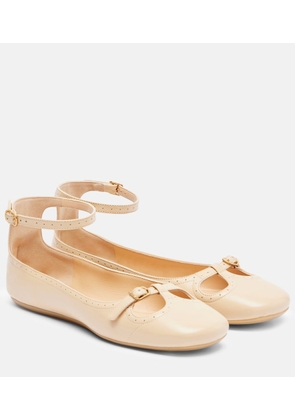 Chloe Misty leather ballet flats