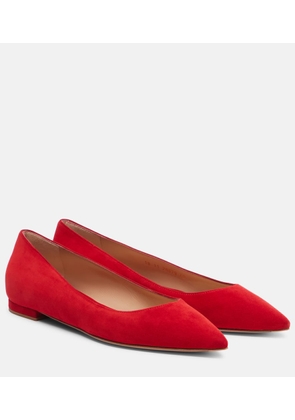 Gianvito Rossi Suede ballet flats