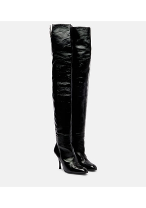 Khaite Colt 100 leather over-the-knee boots