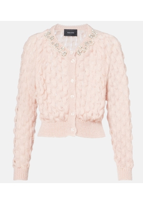 Simone Rocha Embellished mohair-blend cardigan