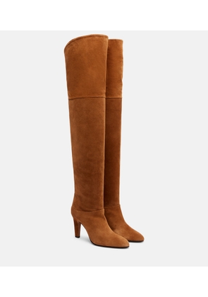 Chloe Eve 85 suede over-the-knee boots
