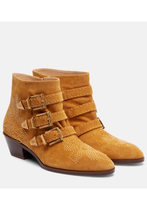Chloe Susanna studded suede ankle boots