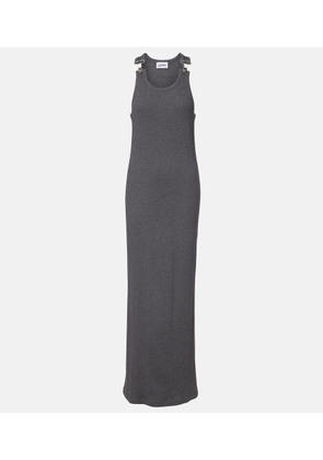 Jean Paul Gaultier Cotton jersey maxi dress
