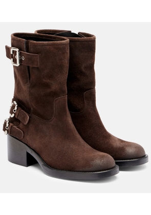 Chloe Dakota 60 suede biker boots