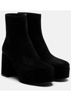 Gianvito Rossi 35 suede platform ankle boots