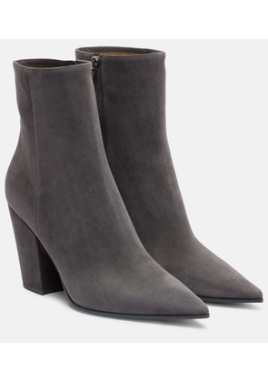 Gianvito Rossi Keinna 85 suede ankle boots