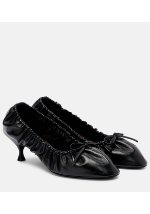 Herbert Levine Gather Around leather pumps