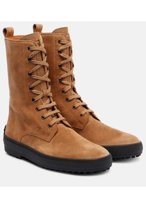 Tod's Winter Gommino suede ankle boots