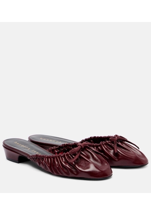 Herbert Levine Gather Around patent leather mules