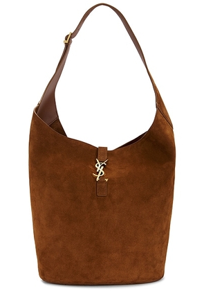 Saint Laurent Le 5 A7 Hobo Bag in Caramel Cognac - Brown. Size all.