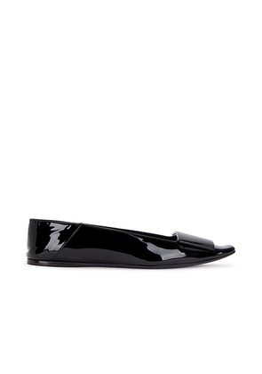 Saint Laurent Poppi Flat in Nero - Black. Size 36 (also in 37, 37.5, 38, 39, 39.5, 40, 36.5, 38.5, 41).