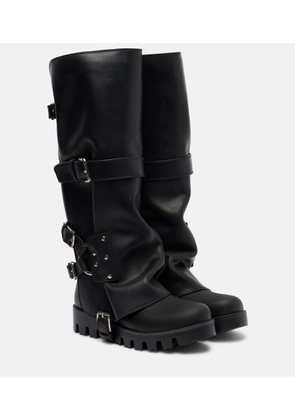 Dolce&Gabbana Leather biker boots