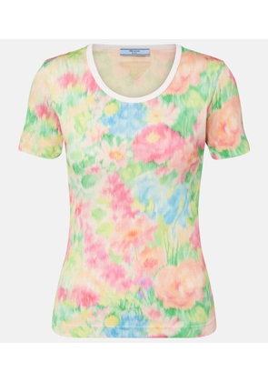 Prada Printed cotton T-shirt