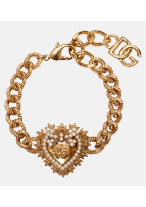 Dolce&Gabbana Devotion faux pearl-embellished bracelet