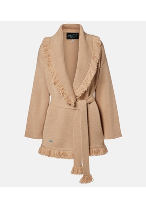 Alanui Finest fringed cashmere and cotton cardigan