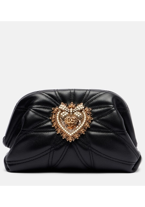 Dolce&Gabbana Devotion Small leather shoulder bag