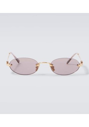Miu Miu Logo oval sunglasses