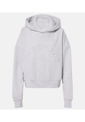 The Upside Byron logo cotton jersey hoodie