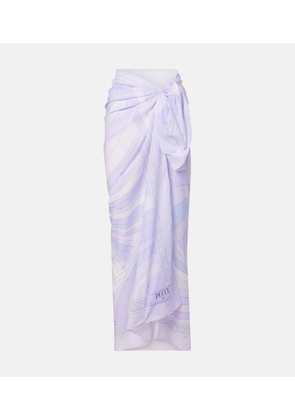 Pucci Iride cotton beach cover-up